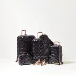 IT Luggage Glitzy - Cabin (Black) -Travel Storage Store 17 05b67d68 9289 41d2 a981 0a91290228b4