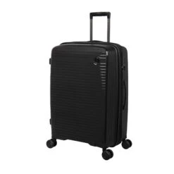 IT Luggage Spontaneous - 3pc Set (Black) -Travel Storage Store 32559 HK15 2881 08BlackSSFrontpanel25in