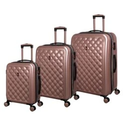 IT Luggage Cushion Lux - Cabin (Metallic Rose Gold) -Travel Storage Store 32631 HK16 1646A08MetallicrosegoldSSFrontpanelcopy bbf25dd5 4ffc 4f2e a42e 39b8f71e7234