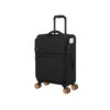IT Luggage Lykke - Cabin (Black) -Travel Storage Store 32641 HK12 2644E08BlackSSFrontpanel18 67ca6253 b96b 4047 8fbd 911fbb749973