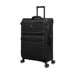 IT Luggage Precursor - 3pc Set (Black) -Travel Storage Store 32769 HK12 2883B08BlackSSFrontpanel25in