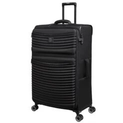 IT Luggage Precursor - 3pc Set (Black) -Travel Storage Store 32769 HK12 2883B08BlackSSFrontpanel29in