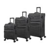 IT Luggage Precursor - 3pc Set (Charcoal) -Travel Storage Store 32769 HK12 2883B08CharcoalSSFrontpanel