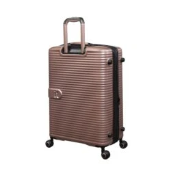IT Luggage Helixian - 3pc Set (Metallic Rose Gold) -Travel Storage Store 32898 UK16 2842 08MetallicrosegoldS397SSBackpanel