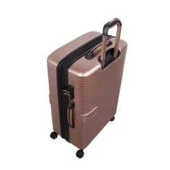 IT Luggage Helixian - 3pc Set (Metallic Rose Gold) -Travel Storage Store 32898 UK16 2842 08MetallicrosegoldS397SSBacktop