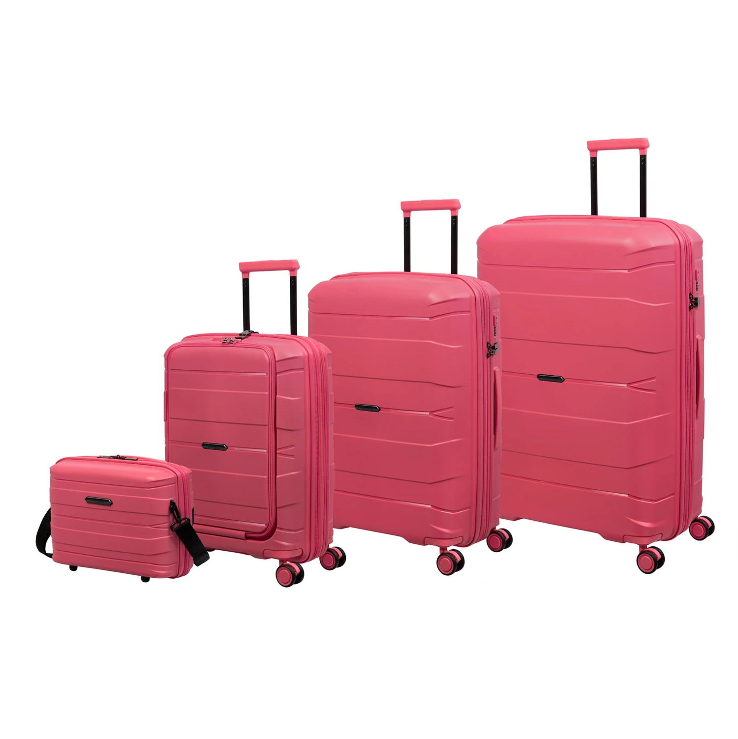 Momentous - 4-Piece Set (Calypso Coral) IT Luggage Momentous - 4-Piece Set (Calypso Coral) -Travel Storage Store 32912 UK15 2886 08CalypsocoralSSFrontpanel