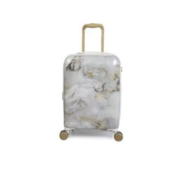 IT Luggage Sheen - 4pc Set (Gold Greyscale Marble) -Travel Storage Store 32980 UK16 2269B08GoldgreyscalemarbleSSFrontpaneldirect18.9in