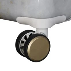 IT Luggage Sheen - 4pc Set (Gold Greyscale Marble) -Travel Storage Store 32980 UK16 2269B08GoldgreyscalemarbleSSWheel