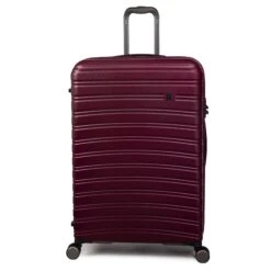 IT Luggage Fusional - 4pc Set (Dark Red) -Travel Storage Store 32987A UK16 2920 08DarkredsS055SSFrontpaneldirectly29in