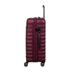 IT Luggage Fusional - 4pc Set (Dark Red) -Travel Storage Store 32987A UK16 2920 08DarkredsS055SSSidewithsingleexpclosed