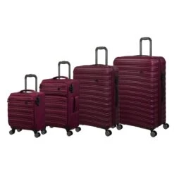IT Luggage Fusional - Cabin (Dark Red) -Travel Storage Store 32987A UK16 2920 08 32987B UK12 2920 08DarkredsS055SSSet1 d3591cd6 1db7 4d68 9638 38873e50f488
