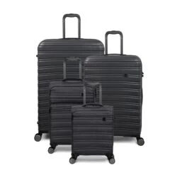 IT Luggage Fusional - 4pc Set (Warm Charcoal)