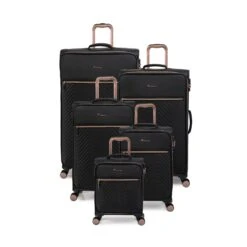 IT Luggage Bewitching - Cabin (Black) -Travel Storage Store 33095 UK12 2686 08BlackSSFrontpaneldircetlyset2 263bd290 e9a2 4eb3 8456 73a12529ea3a