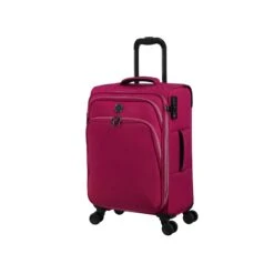 IT Luggage Trinary - Cabin (Viva Magenta) -Travel Storage Store 33167 UK12 2875 08Magentablush Vivamagenta SSFrontpanel19.4in f687ed76 f0f9 4a8e ad1e ce995351f905