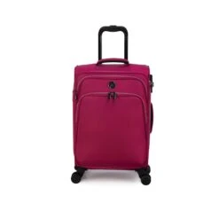 IT Luggage Trinary - 4pc Set (Viva Magenta) -Travel Storage Store 33167 UK12 2875 08Magentablush Vivamagenta SSFrontpaneldirectly19.4in