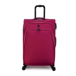 IT Luggage Trinary - 4pc Set (Viva Magenta) -Travel Storage Store 33167 UK12 2875 08Magentablush Vivamagenta SSFrontpaneldirectly25in