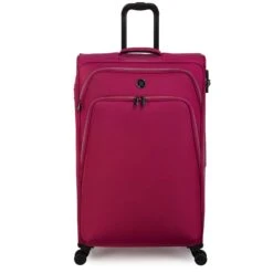 IT Luggage Trinary - 4pc Set (Viva Magenta) -Travel Storage Store 33167 UK12 2875 08Magentablush Vivamagenta SSFrontpaneldirectly29in