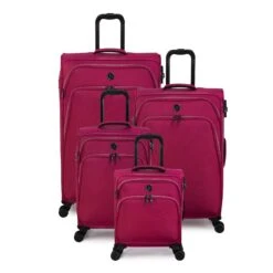 IT Luggage Trinary - Medium (Viva Magenta) -Travel Storage Store 33167 UK12 2875 08Magentablush Vivamagenta SSFrontpaneldirectly2 f2083e2a 1b62 4c77 ae03 fb04c08cc133