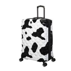IT Luggage Indulging - Medium Plus (Moo Cow Print) -Travel Storage Store 33198 UK16 3039A08Moocowblack whiterepeatprintSSFrontpanel25in efe80412 a107 4425 b8b6 03ba6b057db8