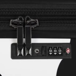 IT Luggage Indulging - Medium Plus (Moo Cow Print) -Travel Storage Store 33198 UK16 3039A08Moocowblack whiterepeatprintSSTSAlock 78d7cb1b e4eb 4cc2 ad03 684dc4667ab6