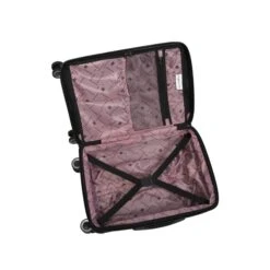 IT Luggage Indulging II - Cabin With Pocket (Moo Cow Print) -Travel Storage Store 33198 UK16 3039A08Moocowblack whiterepeatprintSSinterior18.5in 88bef8bd 9bb7 41c7 98b2 32ee086038dc