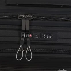 IT Luggage Spontaneous II - Cabin With Pocket (Black) -Travel Storage Store 33201 UK15 2881 08BlackSSTSAlock19.9in