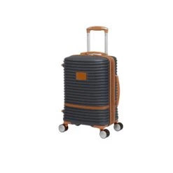 IT Luggage Replicating - 3pc Set (Charcoal) -Travel Storage Store 61284 US16 2632 08DarkshadowwithalmondtrimS015SSFrontpanel18.5in