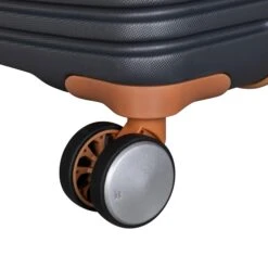 IT Luggage Replicating - 3pc Set (Charcoal) -Travel Storage Store 61284 US16 2632 08DarkshadowwithalmondtrimS015SSWheel