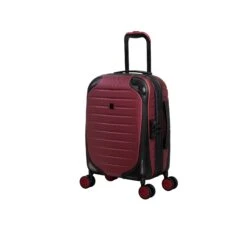 IT Luggage Lineal - 3pc Set (Wine Red) -Travel Storage Store 61328 US16 2631 08DeepclaretS008SSFrontpanel18.5in 3b94c744 bb61 4cf4 b0ef be6f2aa2edde