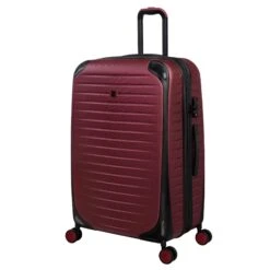 IT Luggage Lineal - 3pc Set (Wine Red) -Travel Storage Store 61328 US16 2631 08DeepclaretS008SSFrontpanel29.5in 66367588 ce8b 46ef a63f 7e1065c3586c