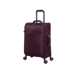 IT Luggage Lustrous - 3pc Set (Aubergine) -Travel Storage Store 61362 US12 2194 08AubergineS025Frontpanel18B