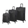 IT Luggage Lustrous - 3pc Set (Charcoal)