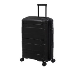 IT Luggage Momentous - 3-Piece Set (Black) -Travel Storage Store 61386 HK15 2886 08BlackS001SSFrontpanel24.5in