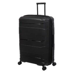 IT Luggage Momentous - 4-Piece Set (Black) -Travel Storage Store 61386 HK15 2886 08BlackS001SSFrontpanel28.3in 1