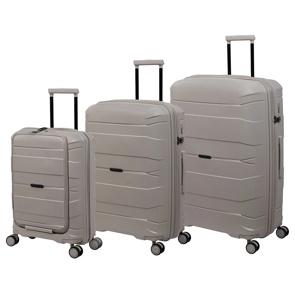 Momentous - 3-Piece Set (Pumice Stone) IT Luggage Momentous - 3-Piece Set (Pumice Stone) -Travel Storage Store 61386 HK15 2886 08PumimcestoneS907SSFrontpanel