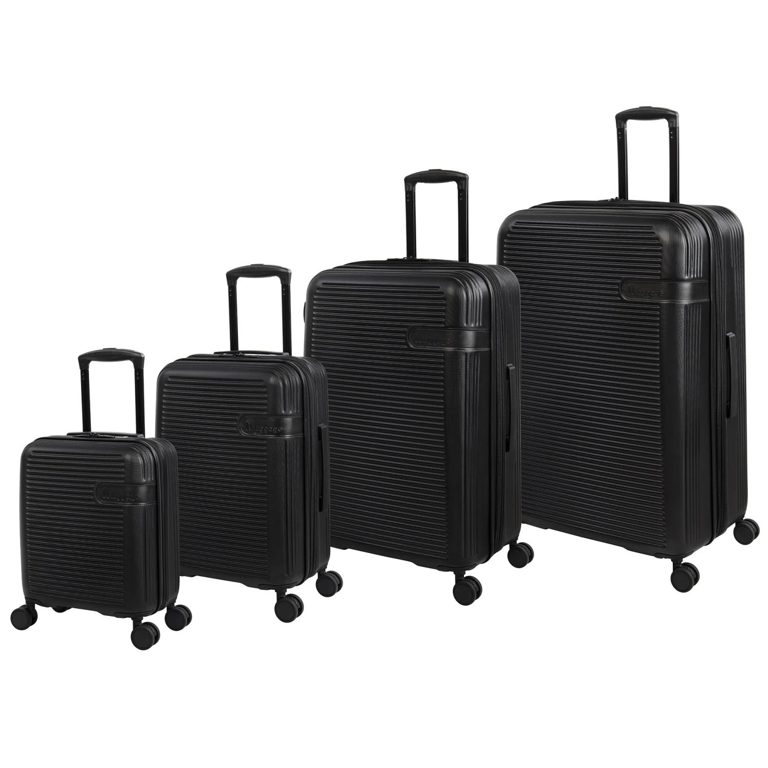 Valiant - Cabin (Black) IT Luggage Valiant - Cabin (Black) -Travel Storage Store 61437 US16 2914 08BlackS001SSFrontpanel 45ced7bb ca1f 4279 98fa fad11653e09a