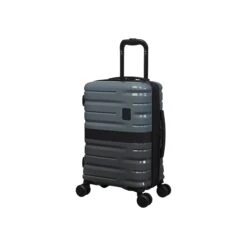 IT Luggage Interfuse - 3pc Set (Lead / Pewter) -Travel Storage Store 61527 US16 2936 08Lead PewterM332SSFrontpanel18.5in
