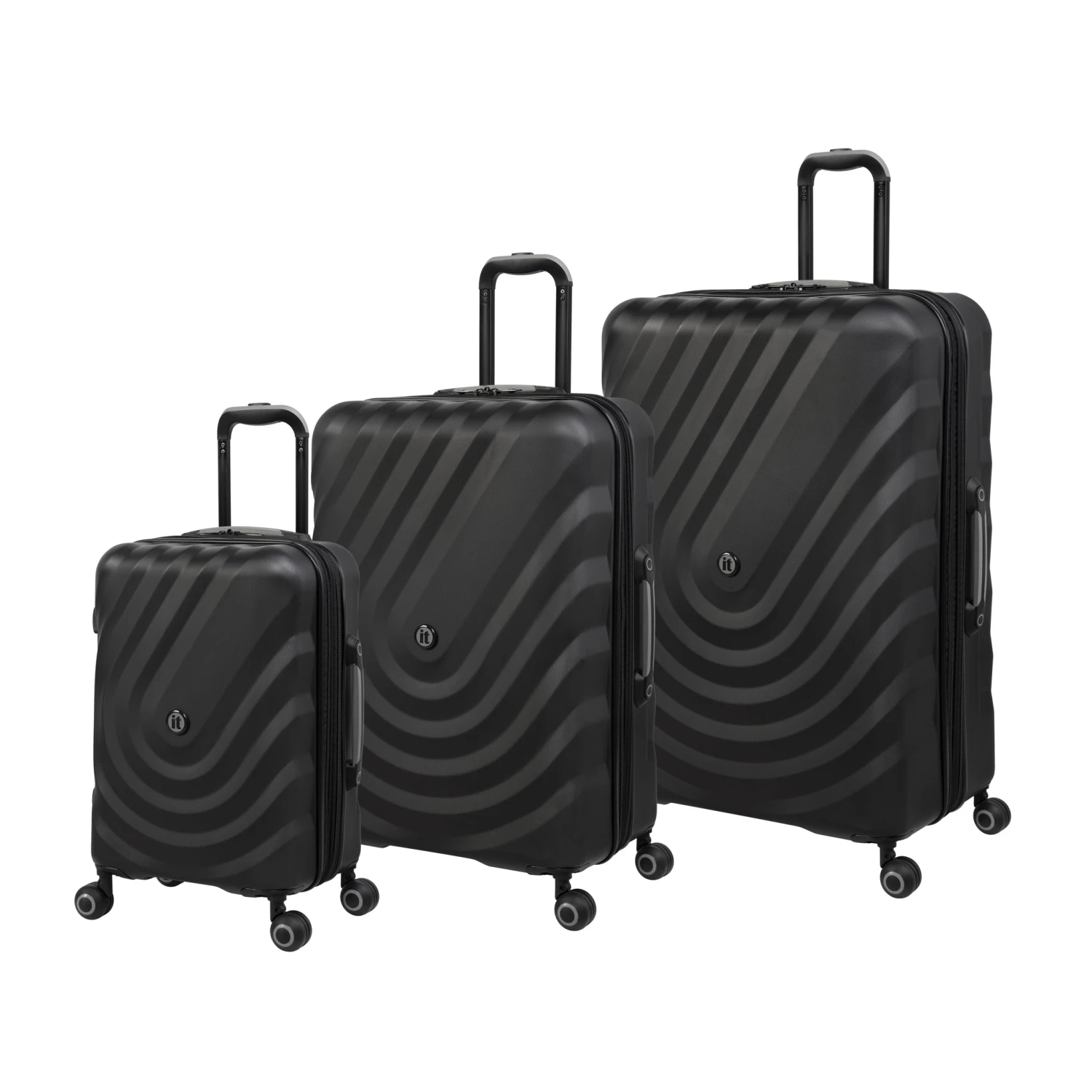 Eco-Pulse - 3pc Set (Black) Eco-Pulse - 3pc Set (Black) -Travel Storage Store 61607 US16 3013E08BlackS001SSFrontpanel