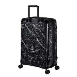 IT Luggage Candy Calavera - Cabin (Black Marble) -Travel Storage Store Candy Calavera 16 2918A back side view 4cc2a143 5d3d 4be9 b998 f4a65c7c9448