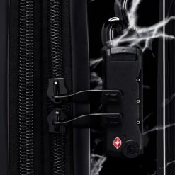 IT Luggage Candy Calavera - 4pc Set (Black Marble) -Travel Storage Store CandyCalavera16 2918ATSALock