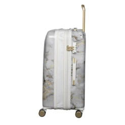 IT Luggage Sheen - 4pc Set (Gold Greyscale Marble) -Travel Storage Store SheenMarbleExpanding L M