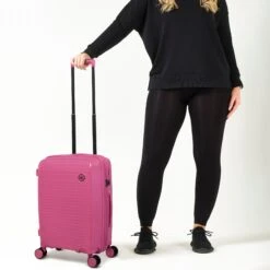 IT Luggage Spontaneous - Cabin (Azalea Pink) -Travel Storage Store it Luggage MAR23 04 V2 PINK NO POCKET